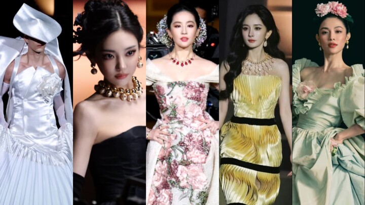 Peragaan busana di taman: Rasakan langsung perbedaan ekspresi fashion… Di karpet merah VOGUE, siapa 