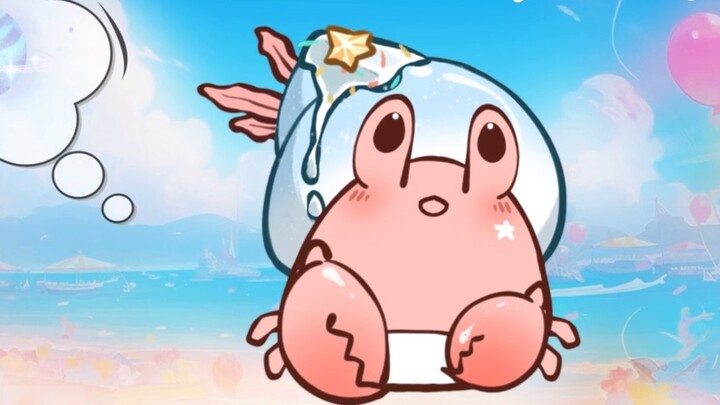 [Self-introduction] Would you like to have a delicious and refreshing ice cream hermit crab?