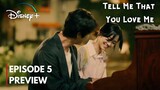 Tell Me That You Love Me Episode 5 Preview| Piano Date | Jung Woo Sung, Shin Hyun Been