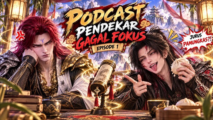 Podcast Pendekar Gagal Fokus Episode 1: Jurus Pamungkas?! | Donghua 3D Komedi