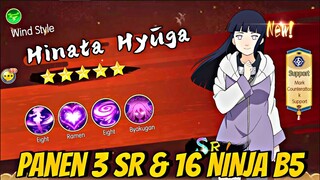 PANEN 3 SR & 16 NINJA B5! GACHA 100x & Claim NINJA B5 dari GUARANTEE - NINJA SHIPPUDEN