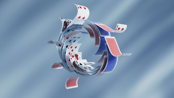 [การชื่นชมภาพแบบไดนามิก C4D] "House of Cards" โป๊กเกอร์ C4D การชื่นชมภาพเคลื่อนไหวเชิงสร้างสรรค์สามม