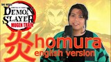 【English version】Demon Slayer: Kimetsu no Yaiba the movie Mugen Train ED - Homura　炎　英語バージョンで歌ってみた