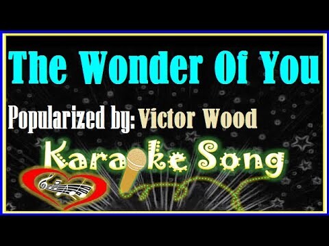 The Wonder Of You by Victor Wood - Karaoke Version -Karaoke Cover -Minus One