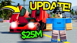 *NEW* $25,000,000 LIMITED CAR & 2 CARS - Driving Empire Update!