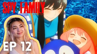 wholesome aquarium ooting 🐟 | Spy x Family EP 12 reaction & review