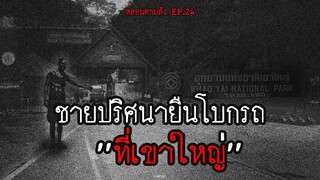 ชายปริศนายืนโบกรถกลางดึกที่เขาใหญ่