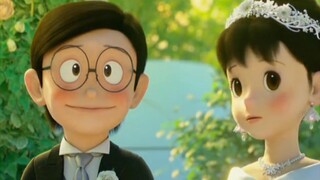 Nobita let his grandmother see that he got married without any regrets and said goodbye to his youth