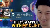 This team swapped with my low matches Clint  | Mobile Legends