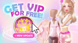 How To GET VIP For FREE?! & NEW DRESS To IMPRESS UPDATE.