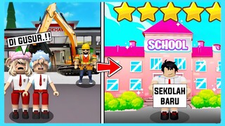 Aku Dan Adiku Terpaksa Harus Membangun Sekolah Baru Di Roblox Brookhaven ft @Shasyaalala