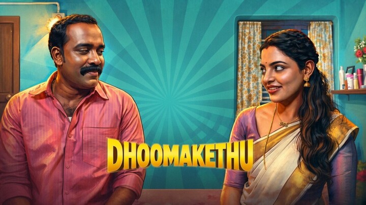 Dhoomakethu (2026) Tamil 1080p HD ESub - Sajin Gopu, Nikhila Vimal, Ankit Menon, Sudhi Madison