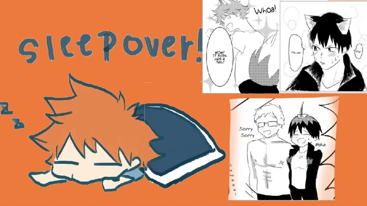 [Haikyuu!!DJOtomari[SleepOver]😂🥺💕||#boyxboy||#BLmanga|| #Kagehina