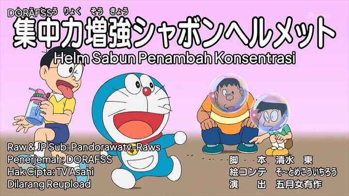 Doraemon Sub Indo 659 AB: Helm Sabun Penambah Konsentrasi & Oni Atap