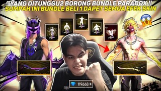 AKHIRNYA BUNDLE PARADOX LANGKA INI RILIS!! GW LANGSUNG BORONG SEMUA MODAL 100K DM 😭 - FREE FIRE