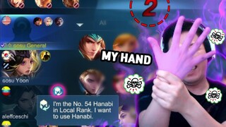 Gosu General swapped Hanabi player in the first pick | Mobile Legends