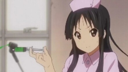 Mio in nurse costume is so cute