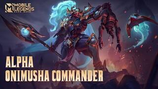 Revamped Skin | Alpha "Onimusha Commander" | Mobile Legends: Bang Bang