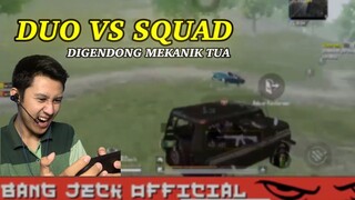 DUO VS SQUAD😱!! MABAR BARENG MAS PRAS KANTIN UNIM | DIGENDONG MEKANIK TUA SEASON 1 - PUBG Mobile