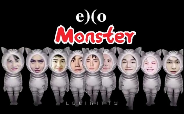 【EXO】Rombongan kucing berdansa liar! Tidak ada versi Monster yang lebih cocok daripada ini, sangat k