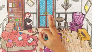 ASMR Cleaning room | Paper world ✨