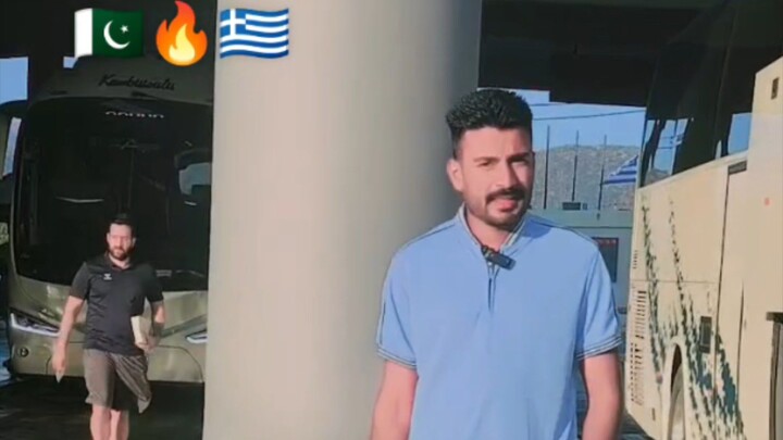 Raja Sulaman in Greece Enjoy life say Mashallah ❤️
