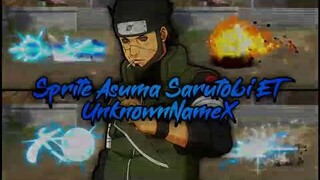 火影战记 | Naruto Senki | Sprite Asuma Sarutobi ET | My sprite |Free Download |