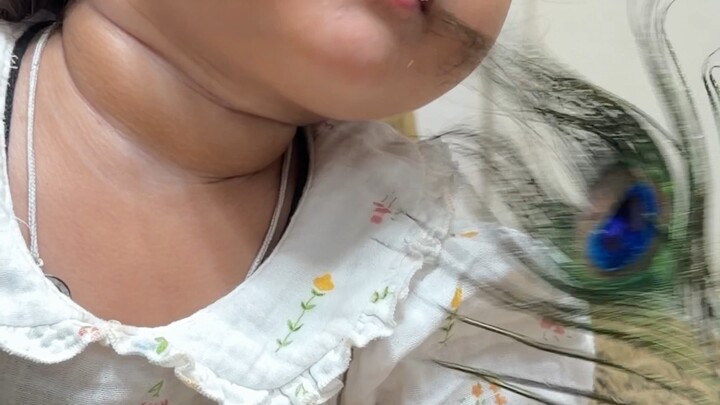 My baby girl as Radharani