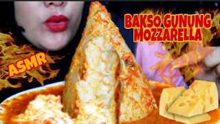 ASMR BAKSO GUNUNG KEJU MOZZARELLA KUAH LAVA|| BAKSO GUNUNG SINAMBUNG BERANAK|| ASMR INDONESIA