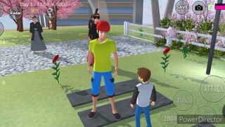 Papa Yuta Main Perosotan dan Main Mobil Mobilan - Sakura School Simulator