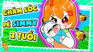 NOOB KAMUI THỬ THÁCH 24H CHĂM SÓC PÉ MÈO SIMMY 2 TUỔI TRONG MINI WORLD | CẮM TRẠI THÚ CƯNG SIÊU CUTE