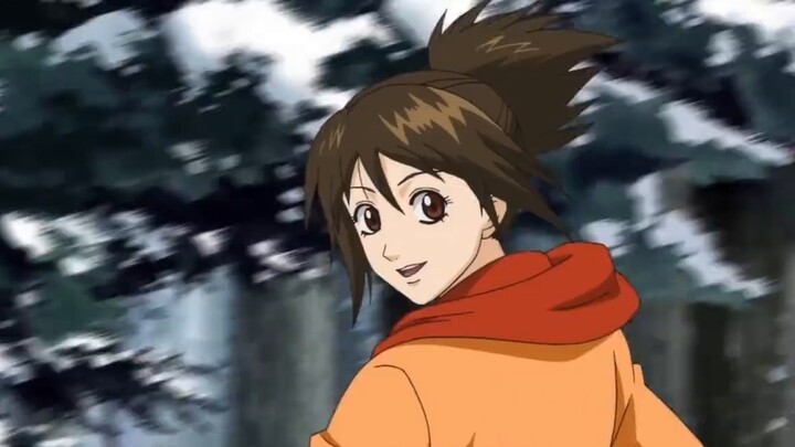 Có lẽ cảnh trượt tuyết duy nhất bạn có thể thấy ở Gintama