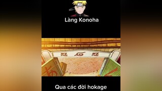 Làng Konoha qua các thời kì wibu highlightanime fananime animeaction editanime naruto konoha hokage