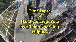 Philippines Beach House Build Day TIME LAPSE  2nd Floor Pour