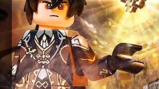 Cukup gunakan minifigure Lego untuk membuat Zhongli!