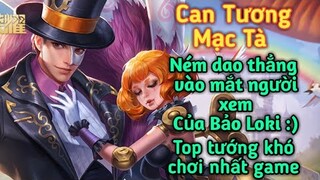 [ Vương Giả Vinh Diệu ] Can Tương Mạc Tà ném dao thẳng vào mắt người xem cùng Bảo Loki