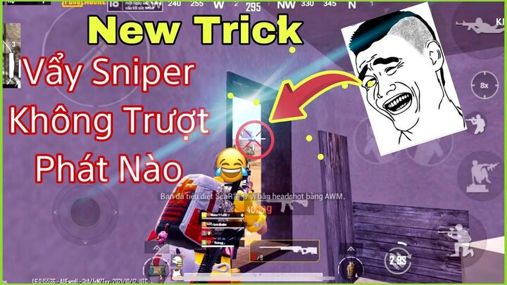 PUBG Mobile _ New Trick 🤣 Vẩy AWM Không Trượt Phát Nào Khiến Team Địch Nháo Nhác😄