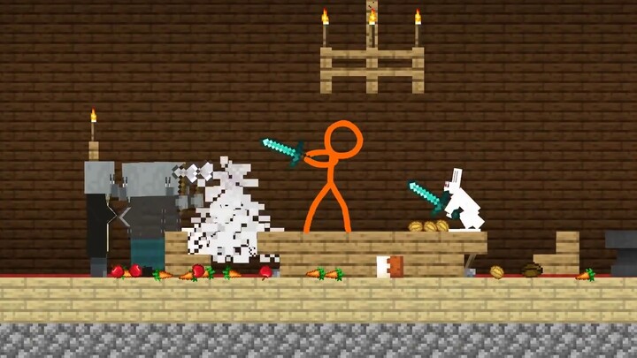Stickman đại chiến Minecraft Tập 12 (Vùng đất TNT)