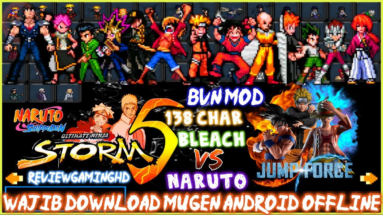 Download Jump Force Mugen Android, Full 98 Karakter, Offline