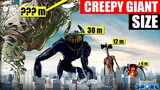 Giant Monsters Size Comparison 2 | SPORE
