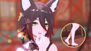 Bạn nói đúng, nhưng 💕Miss Tingyun đang nhảy đến Tịnh độ bằng đôi chân trần🥰|Chân trần Tingyun MMD|