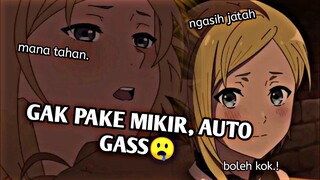 KETIKA LO DIKASIH JATAH AMA CEWEK LO, EH JONI LO MALAH, JJ ANIME🎟️