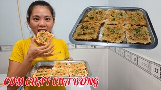 Làm cơm cháy chà bông món ăn vặt đơn giản ai cũng mê