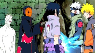 Kakashi Tries to Kill Sasuke infront of Naruto - Naruto and Tobi Interferes to save Sasuke