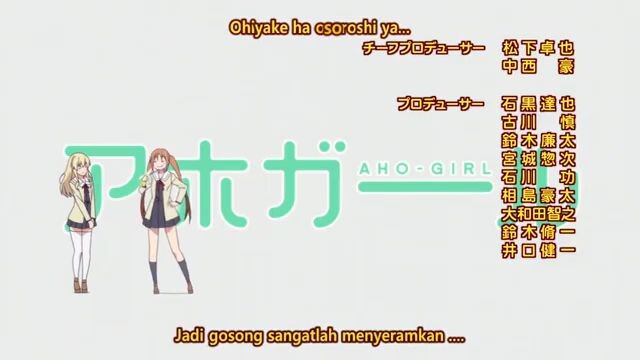Aho girl episode 2 sub indo