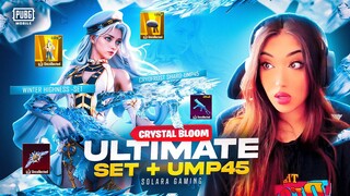 NEW GLACIER UMP + ULTIMATE SET OPENIING || CRYOFROST UMP-45 || CRYSTAL BLOOM SPIN || PUBGM