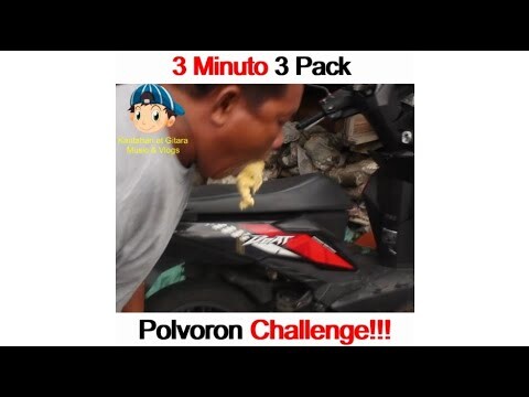 3 Minuto Tatlong Pack ng Polvoron Challenge #01 😘🥰😍🤩😁🥓🥩🍗🍖🥗🥘🫕🍝🍜🍲🍛