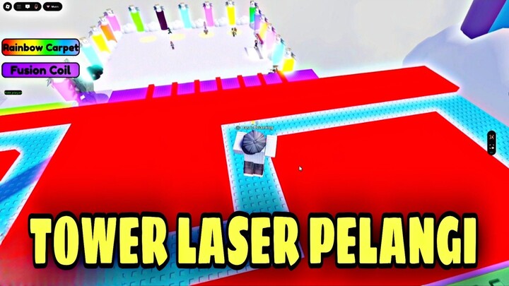 Tantangan Tower laser Pelangi 😋