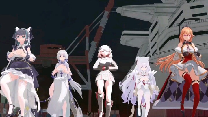 [Azur Lane MMD]Grup Kapal Azuresiapa saja