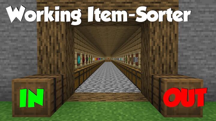 The FASTEST Way to Sort your Items! [Minecraft]